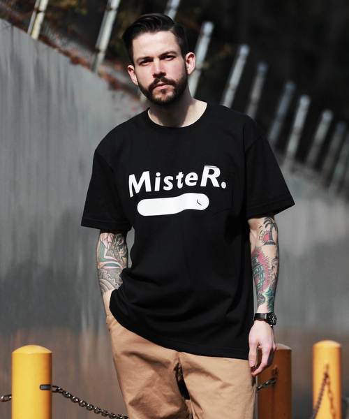 MR.OLIVE(ミスターオリーブ)の「7oz HEAVEY WEIGHT AMERICAN COTTON / MisteR LOGO T-SHIRT(Tシャツ/カットソー・メンズ・ブラック/オフホワイト/ネイビー・LARGE/SMALL/MEDIUM/X-LARGE)」の12枚目の写真
