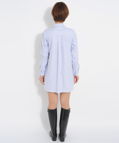 MILKFED.(ミルクフェド)の「PATCHED BD SHIRT DRESS(ワンピース・レディース・ピンク/ライトパープル/ブルー・SMALL/MEDIUM)」の9枚目の写真