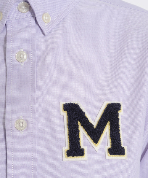 MILKFED.(ミルクフェド)の「PATCHED BD SHIRT DRESS(ワンピース・レディース・ピンク/ライトパープル/ブルー・SMALL/MEDIUM)」の4枚目の写真