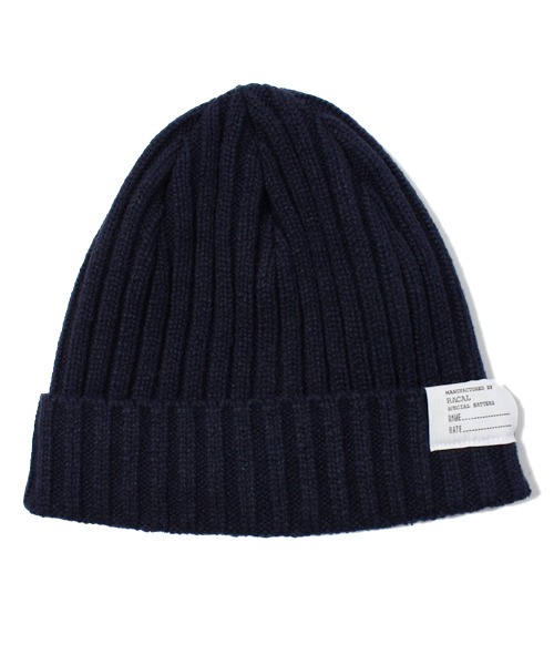NANO universe（ナノユニバース）の「RACAL（ラカル）/2×2　RIB　折り返しﾜｯﾁ（ニットキャップ/ビーニー・メンズ・ブラック/グレー/ネイビー/バーガンディー・FREE）」の3枚目の写真