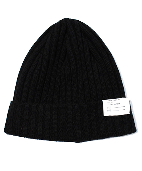 NANO universe（ナノユニバース）の「RACAL（ラカル）/2×2　RIB　折り返しﾜｯﾁ（ニットキャップ/ビーニー・メンズ・ブラック/グレー/ネイビー/バーガンディー・FREE）」の2枚目の写真