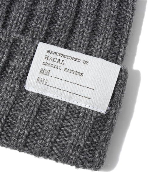 NANO universe（ナノユニバース）の「RACAL（ラカル）/2×2　RIB　折り返しﾜｯﾁ（ニットキャップ/ビーニー・メンズ・ブラック/グレー/ネイビー/バーガンディー・FREE）」の6枚目の写真