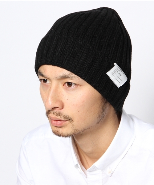 NANO universe（ナノユニバース）の「RACAL（ラカル）/2×2　RIB　折り返しﾜｯﾁ（ニットキャップ/ビーニー・メンズ・ブラック/グレー/ネイビー/バーガンディー・FREE）」の9枚目の写真