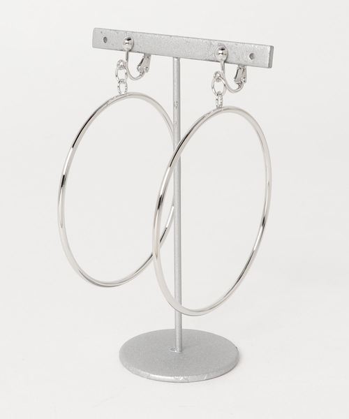 WEGO（ウィゴー）の「WEGO/フープカラーイヤリング（イヤリング・レディース・シルバー/ゴールド・FREE）」の7枚目の写真