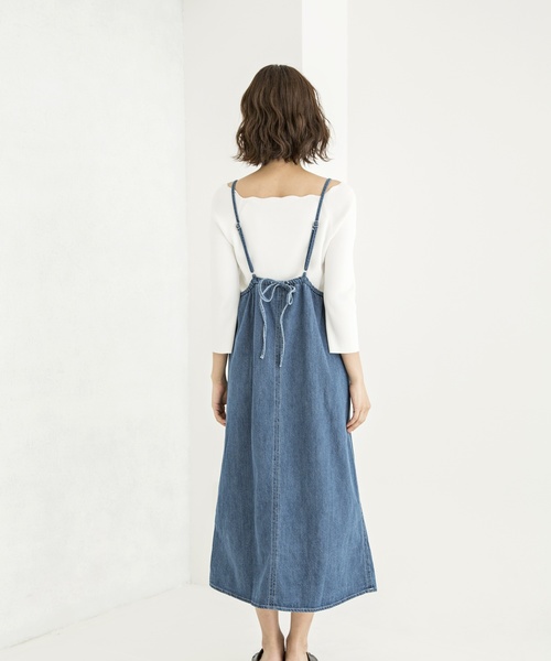MILLION CARATS（ミリオンカラッツ）の「【STYLE4】ロングデニムワンピース（ワンピース・レディース・ブルー/ネイビー・FREE）」の11枚目の写真
