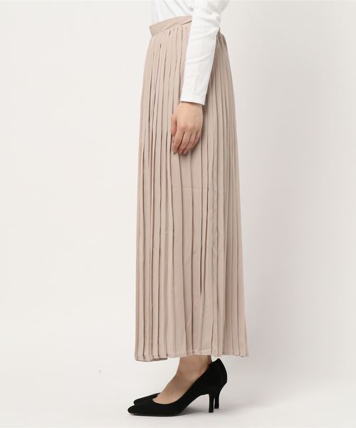 KOBE LETTUCE（コウベレタス）の「［ミディアムorマキシ丈］2typeフレアプリーツスカート（スカート・レディース・ベージュ/レッド/オフホワイト/イエロー/ミント/ラベンダー/ホワイト系その他/ベージュ系その他/グリーン系その他/パープル系その他/イエロー系その他/レッド系その他/ホワイト系その他2/ホワイト系その他3・FREE）」の15枚目の写真