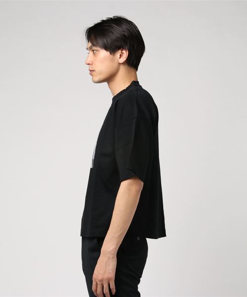 liberum（リベルム）の「【LIBERUM】コラージュプリントTEE（Tシャツ/カットソー・メンズ・ホワイト/ブラック・1/2）」の3枚目の写真