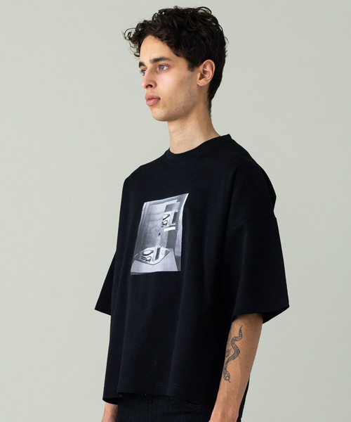 liberum（リベルム）の「【LIBERUM】コラージュプリントTEE（Tシャツ/カットソー・メンズ・ホワイト/ブラック・1/2）」の15枚目の写真