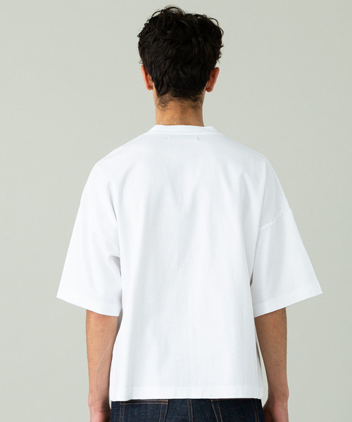 liberum（リベルム）の「【LIBERUM】コラージュプリントTEE（Tシャツ/カットソー・メンズ・ホワイト/ブラック・1/2）」の8枚目の写真