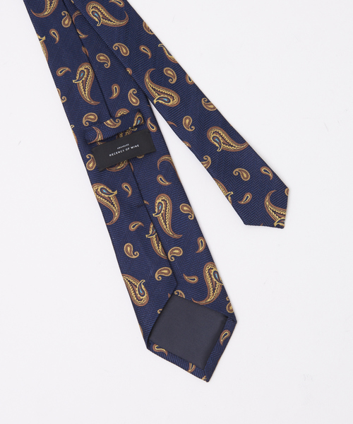 ABAHOUSE（アバハウス）の「【Recency of Mine】ペイズリー小紋タイ（ネクタイ・メンズ・ネイビー/カーキ・フリー）」の6枚目の写真