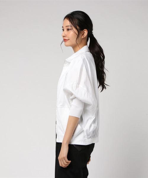 Sov.（ソブ）の「VシリーズブロードWayアウター（その他アウター・レディース・オフホワイト/ブラック・F）」の3枚目の写真