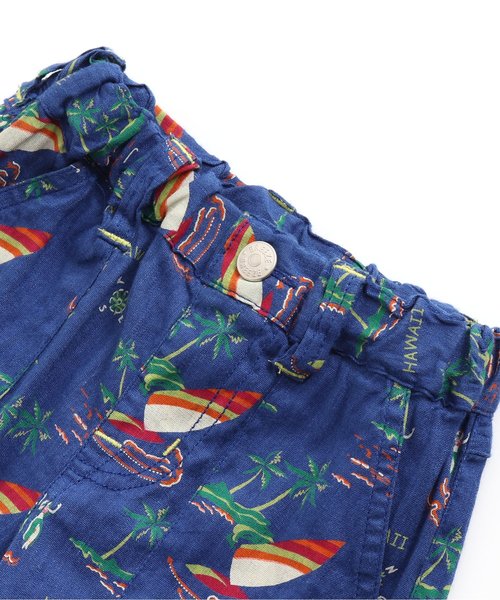 BREEZE（ブリーズ）の「もっとスズシー総柄パンツ ５分丈（その他パンツ・キッズ・ブルー/レッド/イエロー・90/100/110/80/120/130/140）」の8枚目の写真