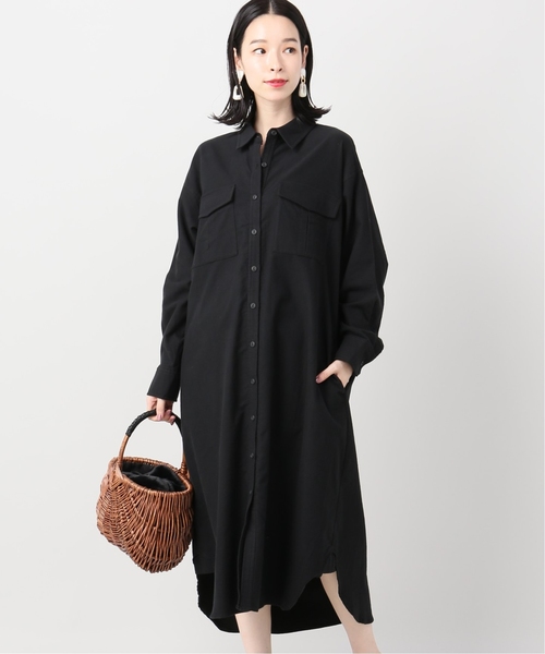 Joint Works ジョイントワークス の ネルロングシャツワンピース シャツワンピース Wear