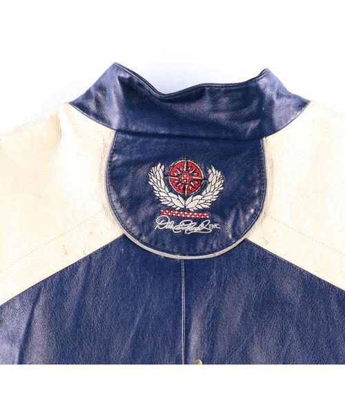 ブランド古着】レザーレーシングジャケット（その他アウター