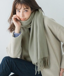 macocca | シルケットウールカシミヤブレンド 無地 ストール(ストール/ショール)