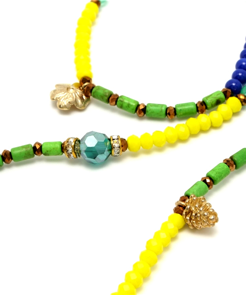 ROSE BUD(ローズバッド)の「(BU ACCESSORIES)WB1689 BRACELET(ブレスレット・レディース・グリーン系その他/ブルー系その他・ONE SIZE)」の4枚目の写真