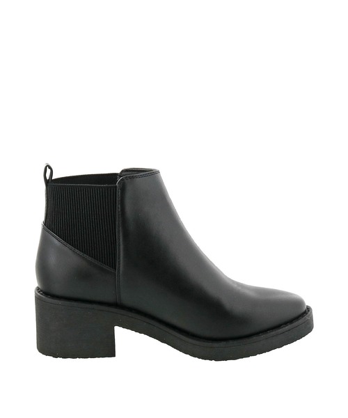 byあしながおじさん（バイアシナガオジサン）の「〈ｂｙあしながおじさん〉サイドゴアブーツ（ブーツ・レディース・ダークブラウン/ブラック/ブラック系その他・M/L/LL/S）」の11枚目の写真