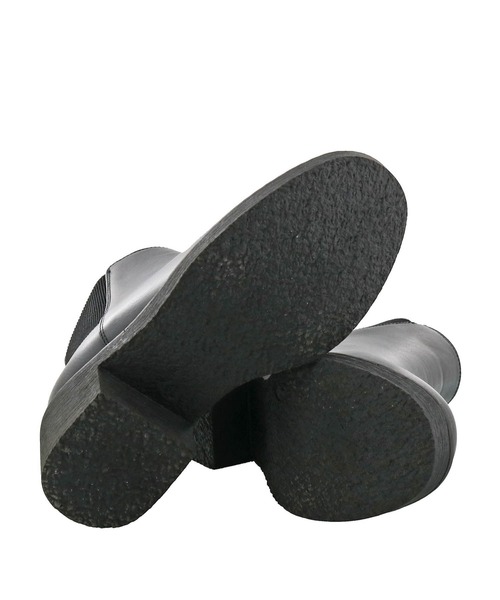 byあしながおじさん（バイアシナガオジサン）の「〈ｂｙあしながおじさん〉サイドゴアブーツ（ブーツ・レディース・ダークブラウン/ブラック/ブラック系その他・M/L/LL/S）」の9枚目の写真