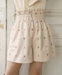 one after another NICE CLAUP | 刺繍ショートパンツ(その他パンツ)