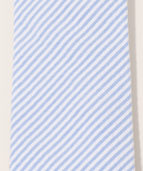 SHIPS any（シップス エニィ）の「SHIPS any: シアサッカー ネクタイ（ネクタイ・メンズ・ライトブルー/ベージュ/ネイビー・ONE SIZE）」の6枚目の写真