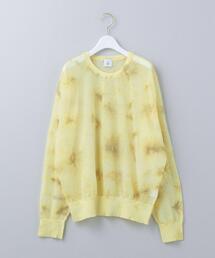 6 | ＜6(ROKU)＞SUKE TIE DYE MOTIF KNIT PULLOVER/ニット:(ニット/セーター)