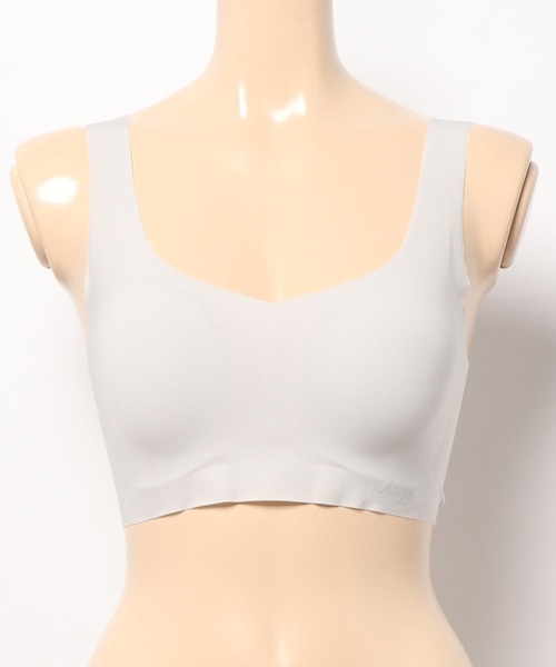 Sloggi（スロギー）の「【締め付け感ゼロ、縫い目ゼロで一日中快適。】スロギー ゼロ フィール ベーシック 2 ハーフトップ【S,M,Lサイズ】sloggi Zero Feel Top JX（ブラジャー・レディース・ホワイト/ライトグレー/ブラック/ベージュ/ネイビー/レッド/ミント/レッドパープル/コーラルピンク/ライラック・S/M/L）」の21枚目の写真