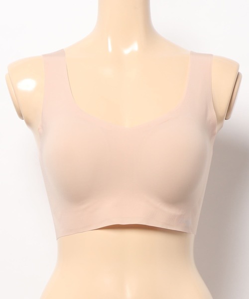Sloggi（スロギー）の「【締め付け感ゼロ、縫い目ゼロで一日中快適。】スロギー ゼロ フィール ベーシック 2 ハーフトップ【S,M,Lサイズ】sloggi Zero Feel Top JX（ブラジャー・レディース・ホワイト/ライトグレー/ブラック/ベージュ/ネイビー/レッド/ミント/レッドパープル/コーラルピンク/ライラック・S/M/L）」の19枚目の写真