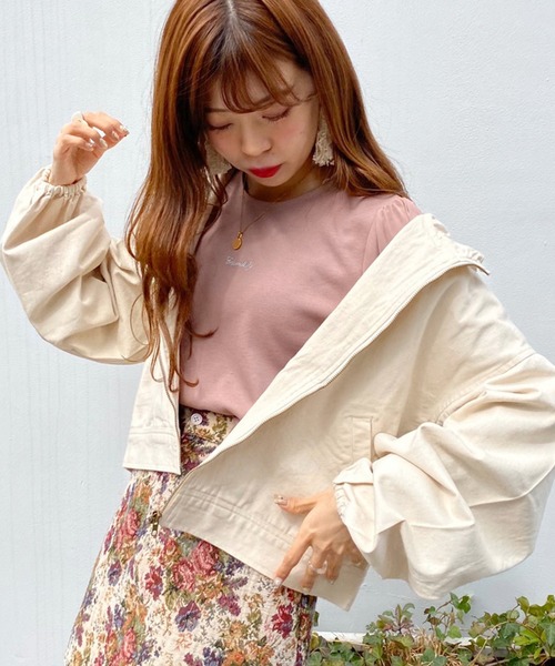 apres jour（アプレジュール）の「ツイルフードブルゾン【ZOZOTOWN限定アイテム】（ブルゾン・レディース・ベージュ/アイボリー/ブラック・フリー）」の10枚目の写真