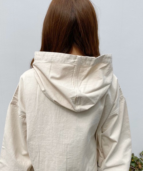 apres jour（アプレジュール）の「ツイルフードブルゾン【ZOZOTOWN限定アイテム】（ブルゾン・レディース・ベージュ/アイボリー/ブラック・フリー）」の20枚目の写真