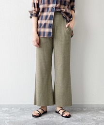 LAKOLE | セルフカットメランジリブパンツ / LAKOLE(その他パンツ)