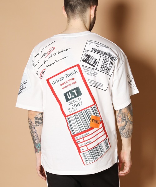 JACKROSE(ジャックローズ)の「JE-スパンミニ裏毛・多重ロゴ 半袖Tシャツ(Tシャツ/カットソー・メンズ・ホワイト/ブラック/ベージュ・M/L)」の13枚目の写真