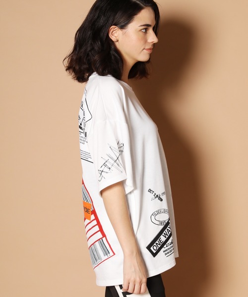 JACKROSE(ジャックローズ)の「JE-スパンミニ裏毛・多重ロゴ 半袖Tシャツ(Tシャツ/カットソー・メンズ・ホワイト/ブラック/ベージュ・M/L)」の22枚目の写真