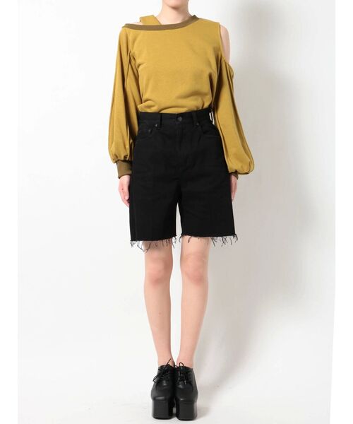 EMODA（エモダ）の「ハーフジャストウエストジーンズ（デニムパンツ・レディース・ブラック/インディゴブルー・SMALL/MEDIUM）」の12枚目の写真