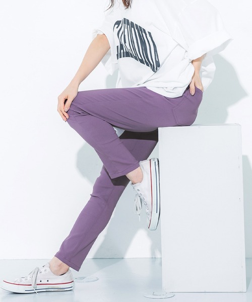 coca（coca）（コカ）の「ウルトラストレッチ スキニーパンツ股下73cm（その他パンツ・レディース・ブラック/グリーン/ホワイト/パープル/アイボリー/カーキ/ベージュ/ネイビー/グレイッシュベージュ・ONE SIZE/LONG/SHORT/L/M/S）」の9枚目の写真