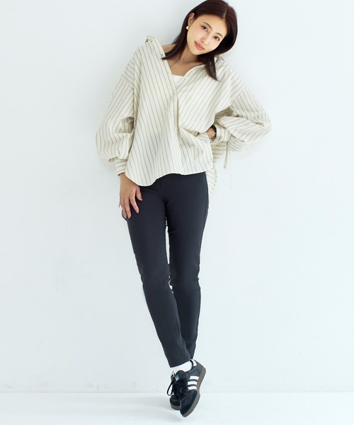 coca（coca）（コカ）の「ウルトラストレッチ スキニーパンツ股下73cm（その他パンツ・レディース・ブラック/グリーン/ホワイト/パープル/アイボリー/カーキ/ベージュ/ネイビー/グレイッシュベージュ・ONE SIZE/LONG/SHORT/L/M/S）」の8枚目の写真