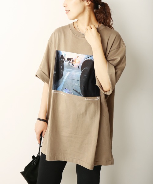 Plage(プラージュ)の「【JANE SMITH/ジェーンスミス】SP BLONDEY M Tシャツ◆(Tシャツ/カットソー)」|ベージュ