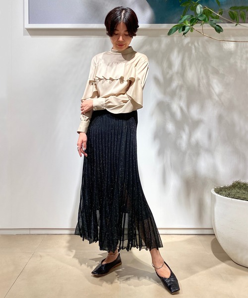 ESTNATION（エストネーション）の「ESTNATION / シアーラメプリーツ