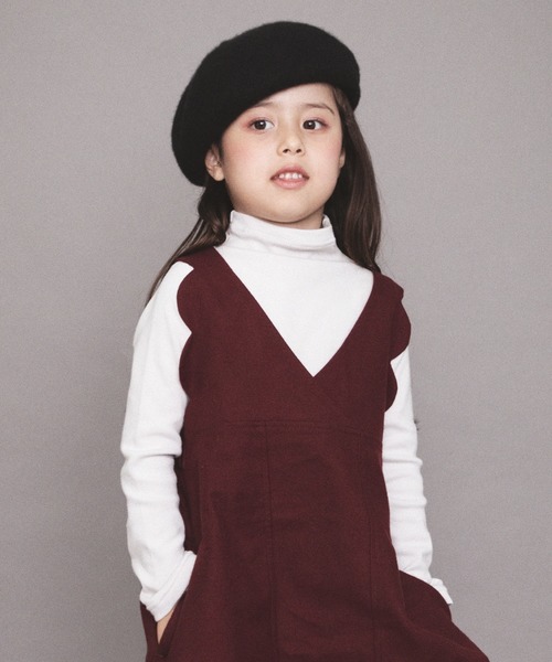 BRANSHES（ブランシェス）の「ボトルネック長袖Tシャツ（Tシャツ/カットソー・キッズ・ブラック/ライトグレー・110cm/130cm/150cm/100cm/90cm/120cm/140cm）」の5枚目の写真