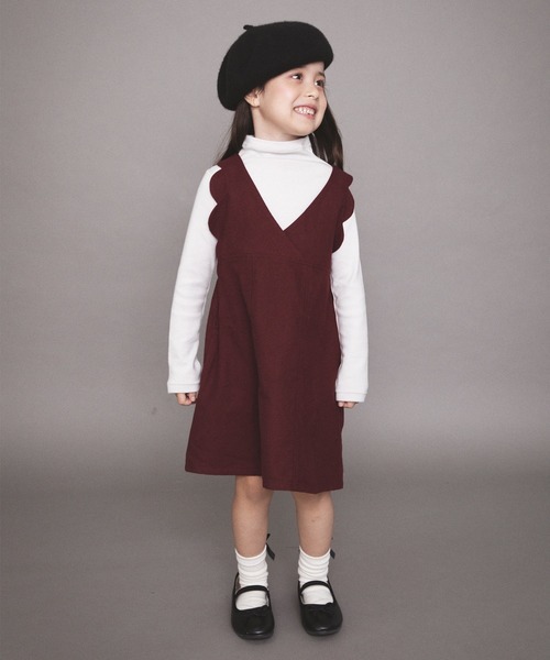 BRANSHES（ブランシェス）の「ボトルネック長袖Tシャツ（Tシャツ/カットソー・キッズ・ブラック/ライトグレー・110cm/130cm/150cm/100cm/90cm/120cm/140cm）」の4枚目の写真