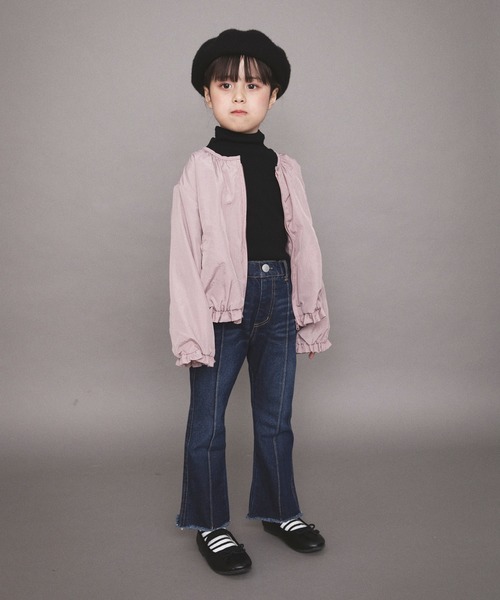 BRANSHES（ブランシェス）の「ボトルネック長袖Tシャツ（Tシャツ/カットソー・キッズ・ブラック/ライトグレー・110cm/130cm/150cm/100cm/90cm/120cm/140cm）」の3枚目の写真