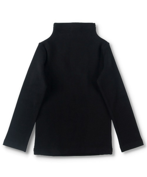 BRANSHES（ブランシェス）の「ボトルネック長袖Tシャツ（Tシャツ/カットソー・キッズ・ブラック/ライトグレー・110cm/130cm/150cm/100cm/90cm/120cm/140cm）」の6枚目の写真