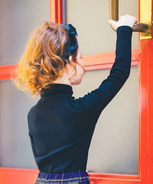 BRANSHES（ブランシェス）の「ボトルネック長袖Tシャツ（Tシャツ/カットソー・キッズ・ブラック/ライトグレー・110cm/130cm/150cm/100cm/90cm/120cm/140cm）」の17枚目の写真