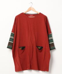 チャイハネ | 【チャイハネ】ネップヤーンカットソー ビッグシルエットワンピース(チュニック)