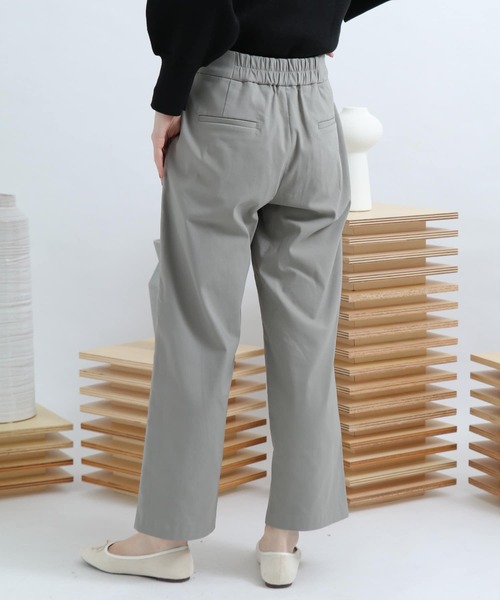 SENSE OF PLACE by URBAN RESEARCH(センスオブプレイスバイアーバンリサーチ)の「ストレッチワイドクロップドパンツ(その他パンツ・レディース・ブラック/アイボリー/ライトカーキ/バーガンディー・SMALL/MEDIUM/X-SMALL)」の7枚目の写真