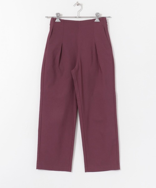 SENSE OF PLACE by URBAN RESEARCH(センスオブプレイスバイアーバンリサーチ)の「ストレッチワイドクロップドパンツ(その他パンツ・レディース・ブラック/アイボリー/ライトカーキ/バーガンディー・SMALL/MEDIUM/X-SMALL)」の19枚目の写真
