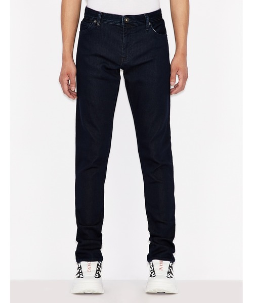 インディゴブルー デニムパンツ J14 Skinny デニムパンツ Armani デニムパンツ エクスチェンジ Armani A Xアルマーニ Xアルマーニ Exchange アルマーニエクスチェンジ のファッション
