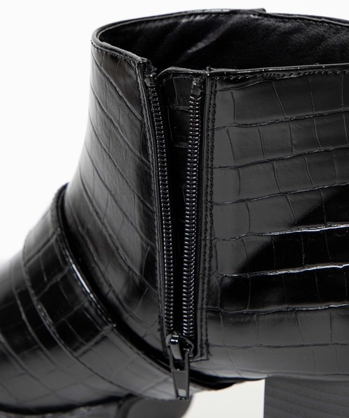 WEGO（ウィゴー）の「WEGO/2wayバックルベルトブーツ（ブーツ・レディース・ブラック/ブラック系その他・MEDIUM/LARGE）」の13枚目の写真