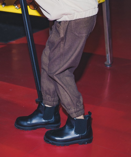 RADCHAP（ラッドチャップ）の「綿起毛ジョガーパンツ（その他パンツ・キッズ・チャコールグレー/キャメル・100cm/120cm/130cm/140cm/90cm/110cm）」の7枚目の写真