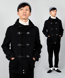 MEN'S BIGI | 【2014A/WカタログP35 山本裕典さん着用】 ショートダッフルコート/wool mosser(ダッフルコート)