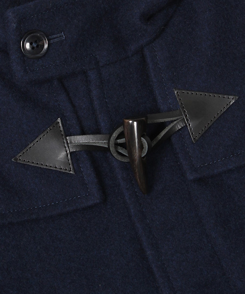 MEN'S BIGI（メンズビギ）の「【2014A/WカタログP35 山本裕典さん着用】 ショートダッフルコート/wool mosser（ダッフルコート・メンズ・ブラック/ターコイズブルー/キャメル/ネイビー・SMALL/LARGE/MEDIUM/LL）」の11枚目の写真